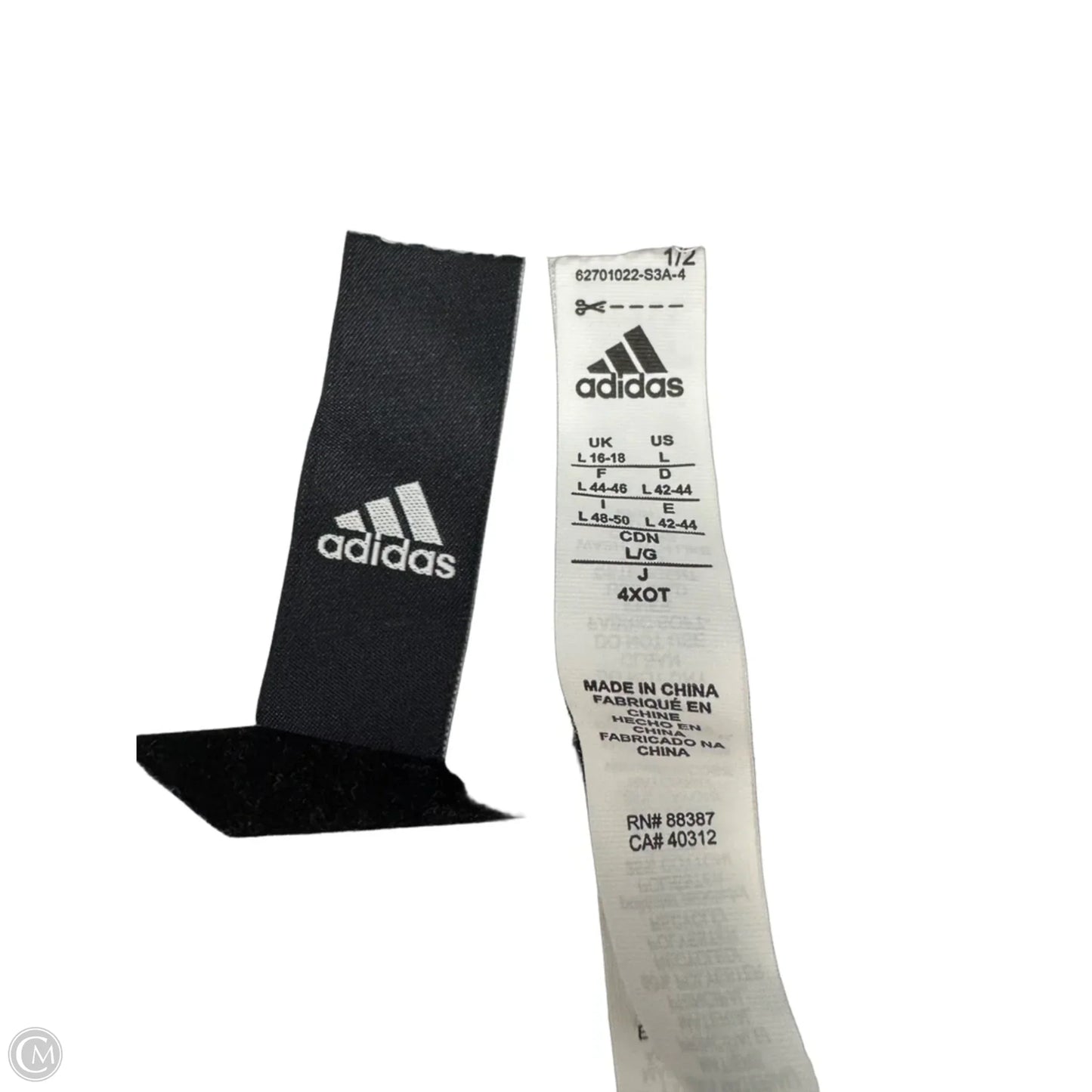 Athletic Tank Top By Adidas In White, Size: L