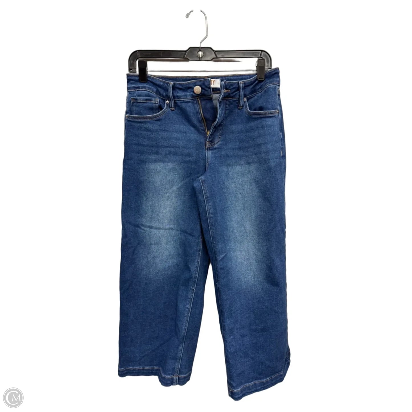 Jeans Wide Leg By Royalty In Blue, Size: 8