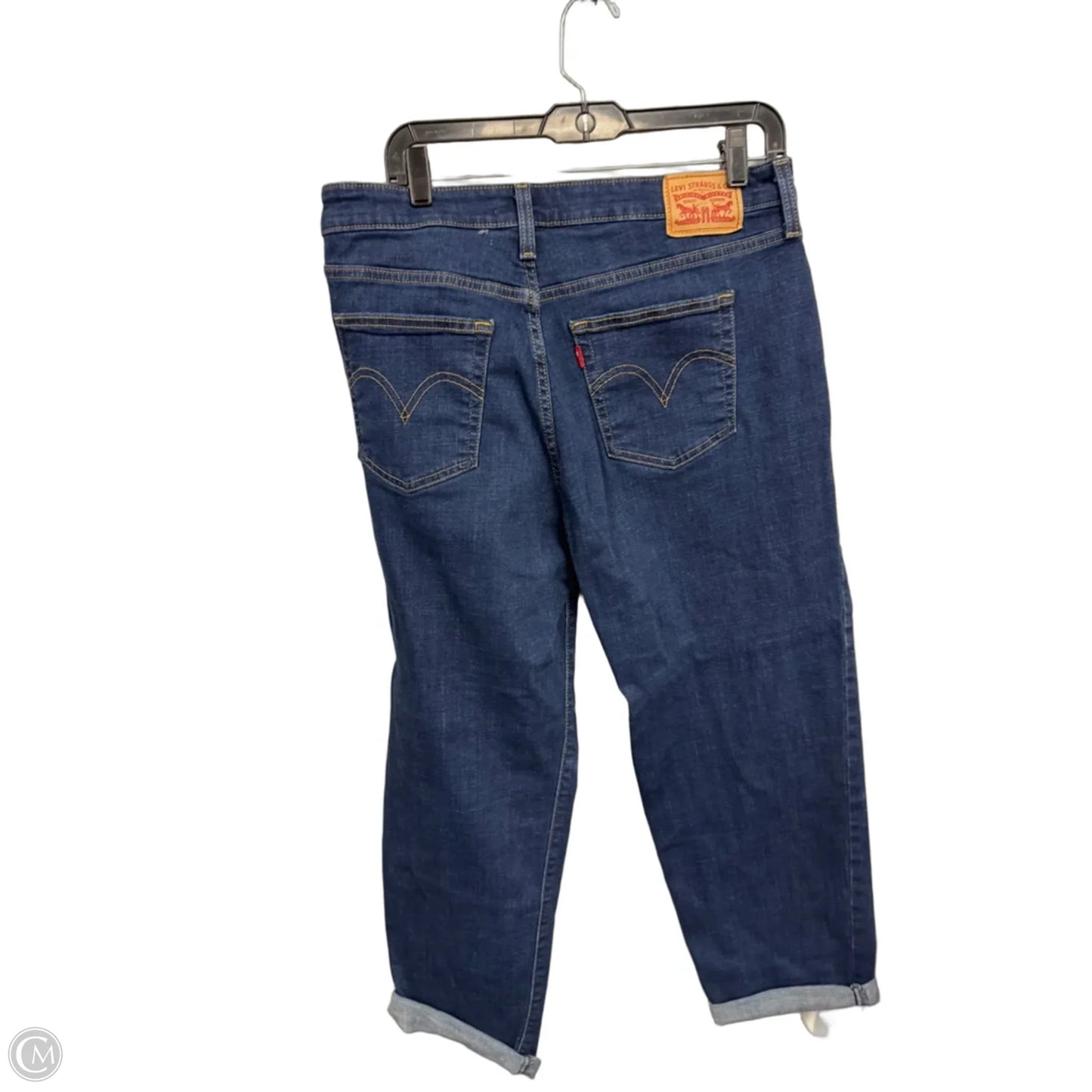 Jeans Boyfriend By Levis In Blue, Size: 16