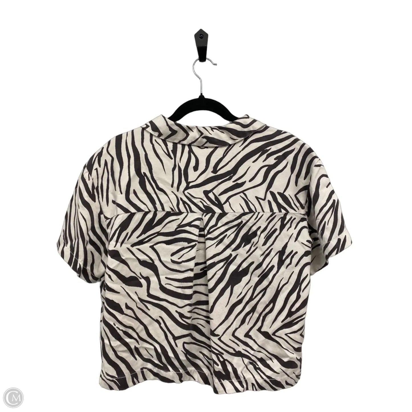 Top Short Sleeve By Cynthia Rowley In Animal Print, Size: L