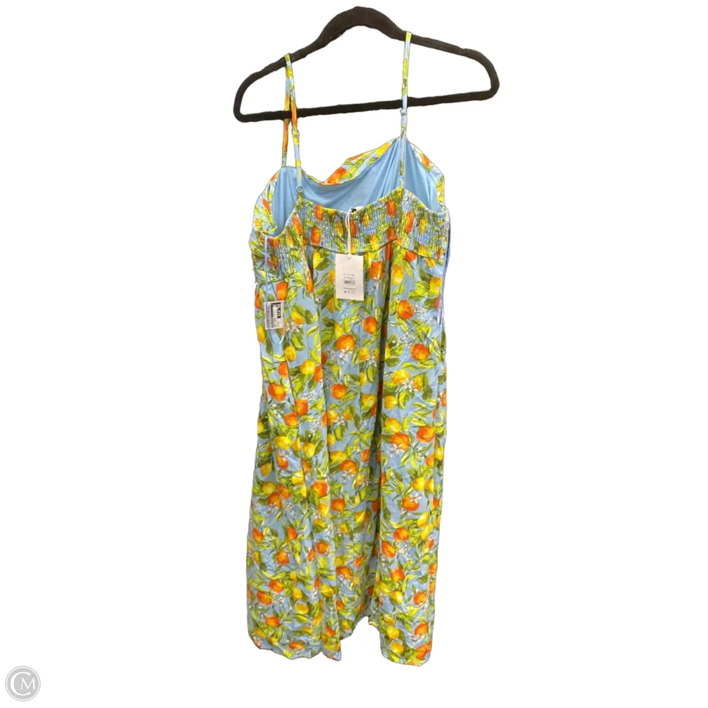 Dress Casual Maxi By Free Assembly In Blue & Orange, Size: Xl