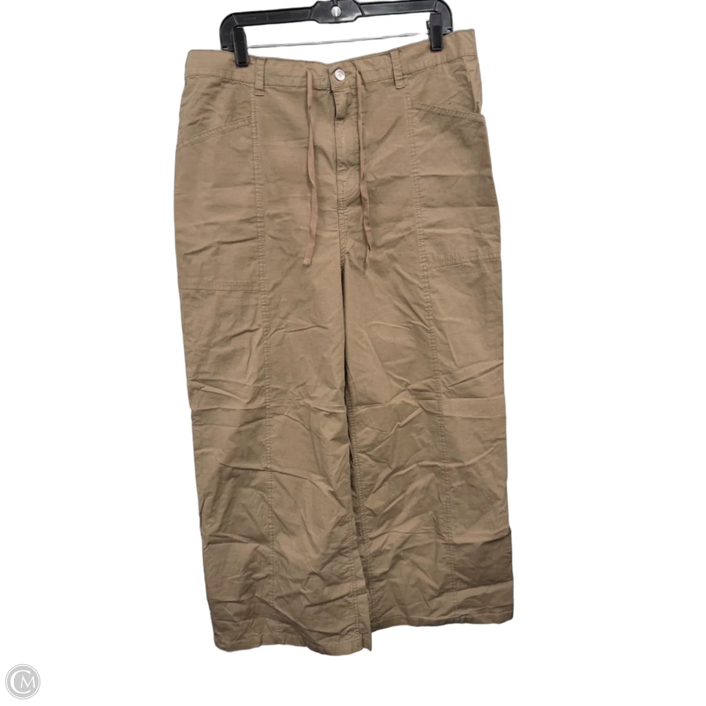 Pants Wide Leg By No Boundaries In Tan, Size: Xl