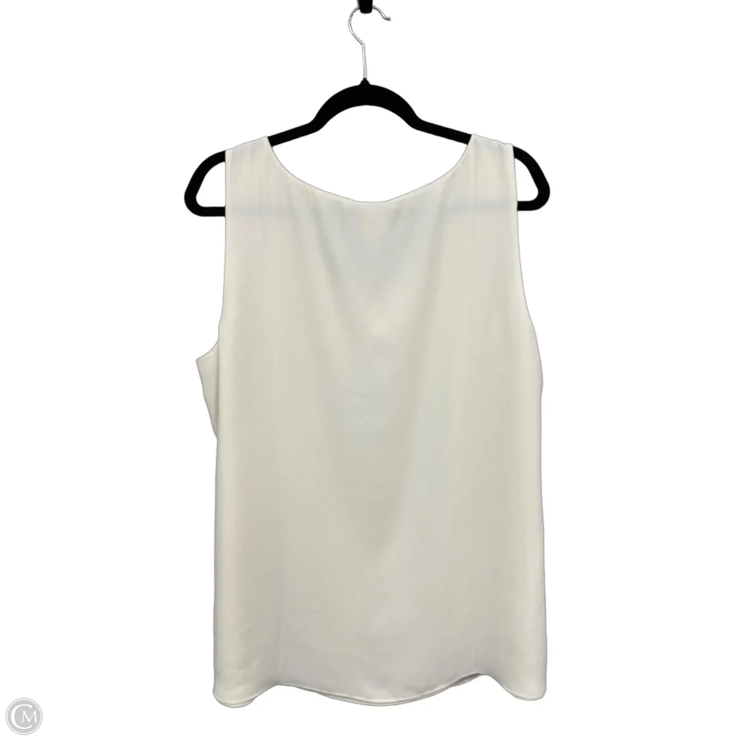Top Sleeveless By Chicos In Cream, Size: Xl