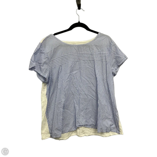 Top Short Sleeve By Vineyard Vines In Striped Pattern, Size: Xl