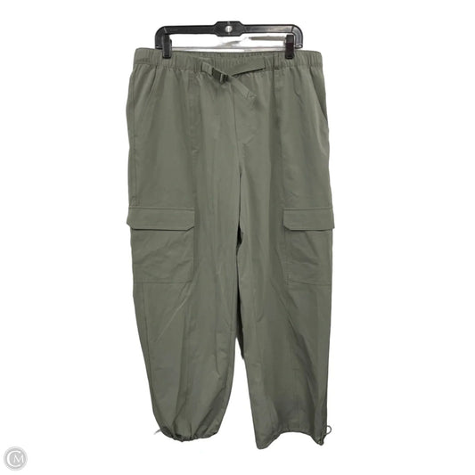 Athletic Pants By Avia In Green, Size: L