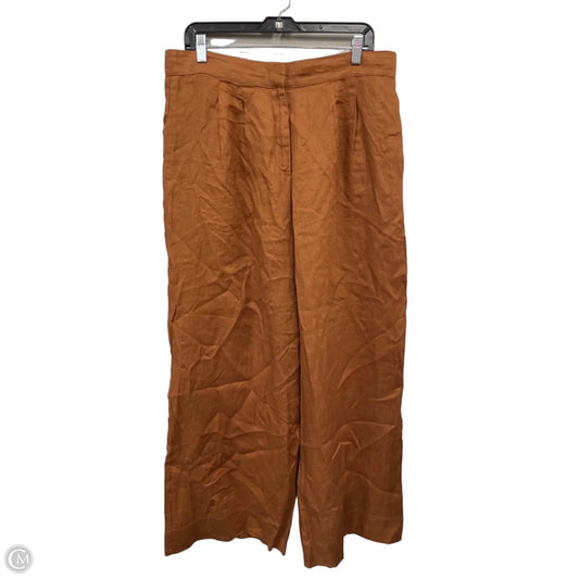 Pants Linen By Magaschoni In Copper, Size: Xl