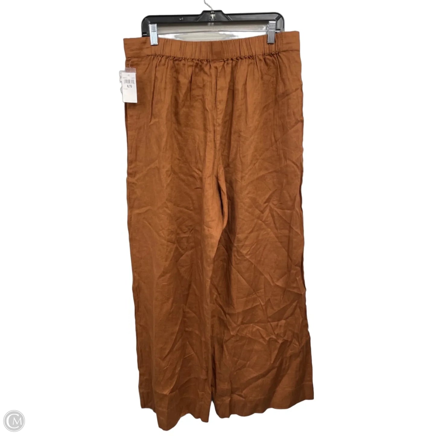 Pants Linen By Magaschoni In Copper, Size: Xl