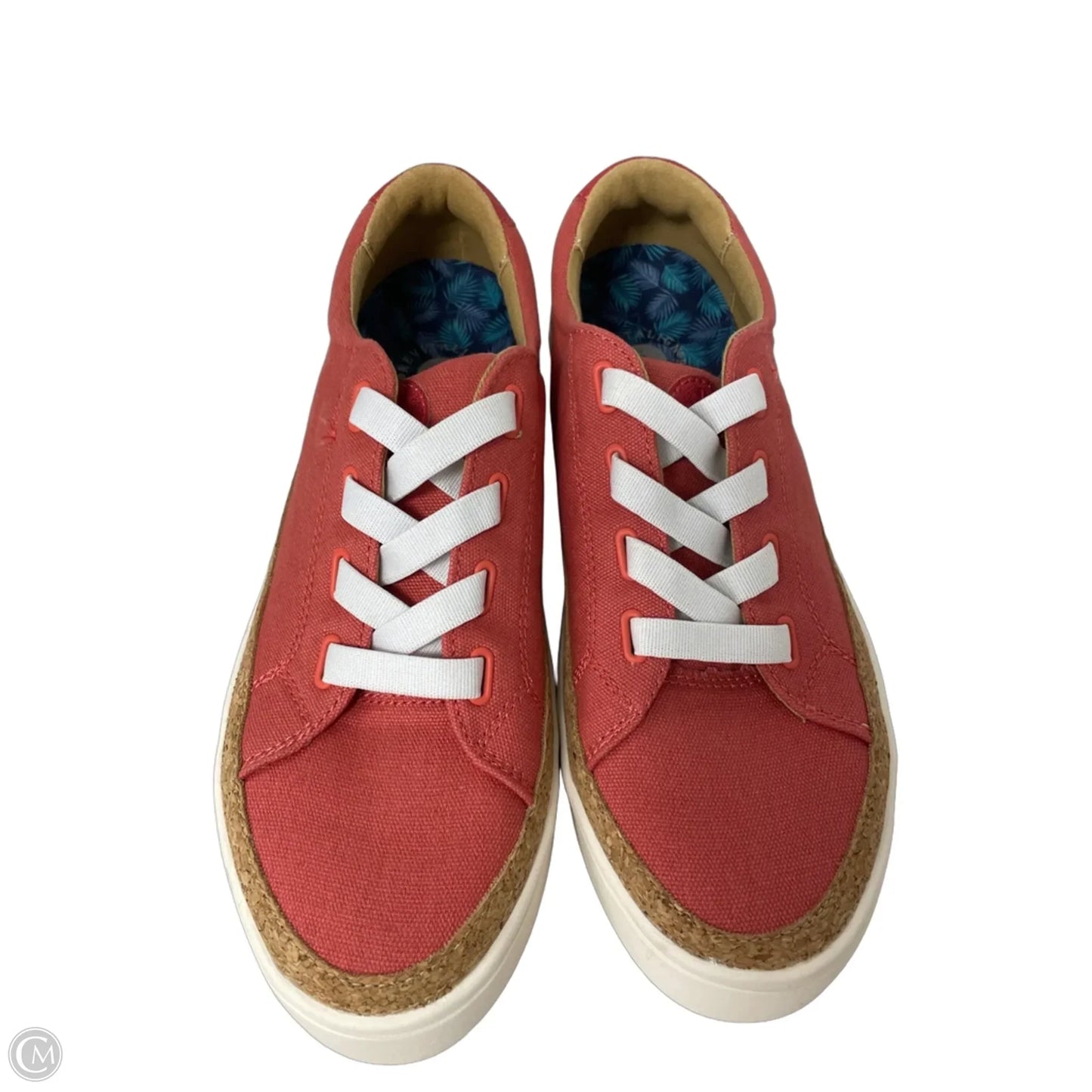 Shoes Sneakers By Clothes Mentor In Orange, Size: 8.5
