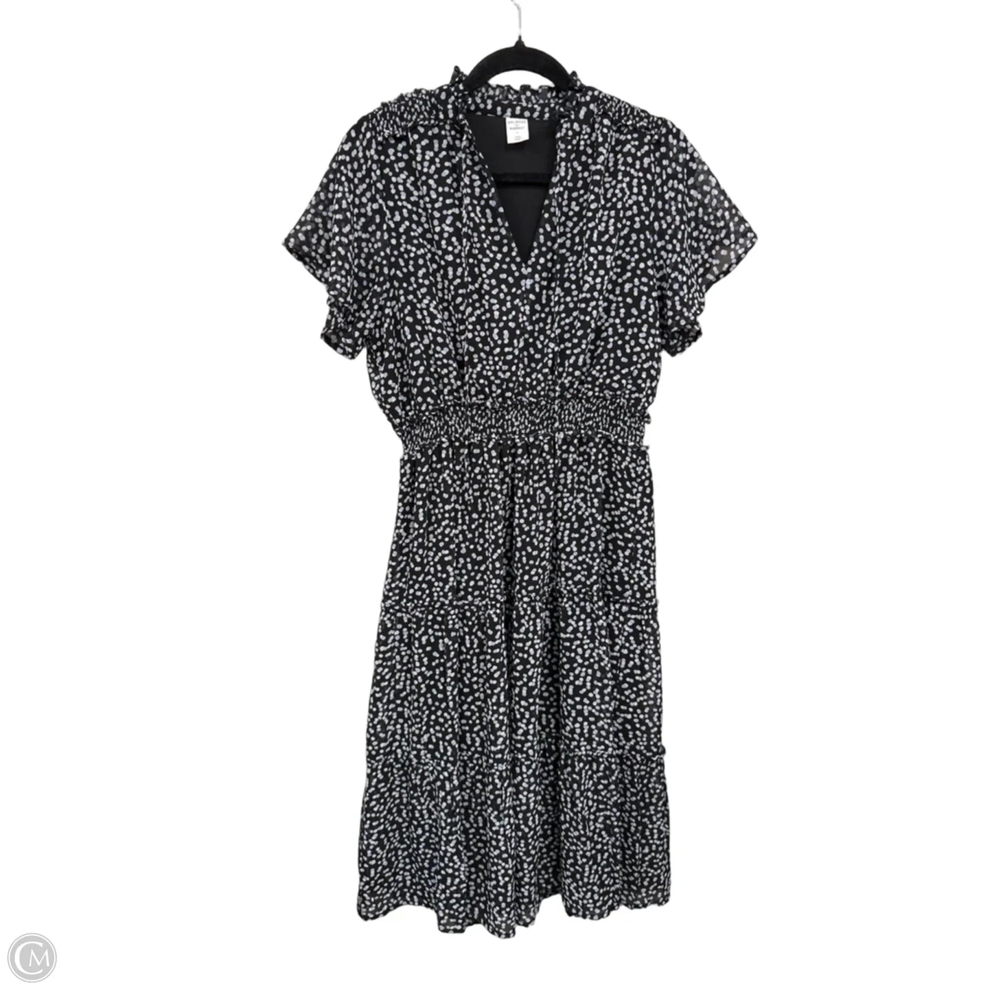 Dress Casual Midi By Melrose And Market In Polkadot Pattern, Size: Xl