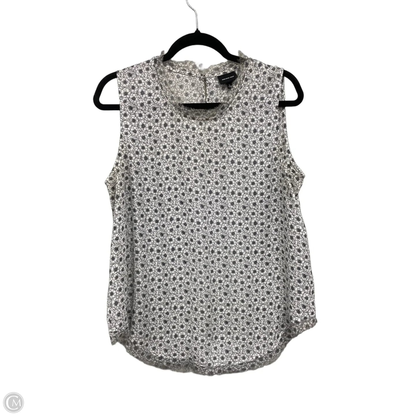 Top Sleeveless By Who What Wear In Floral Print, Size: L