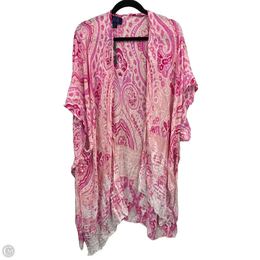 Swimwear Cover-up By Rachel Roy In Pink & Red, Size: Osfm