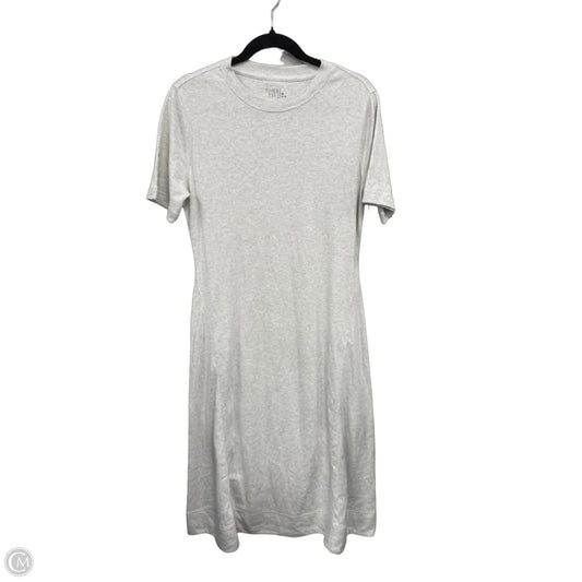 Dress Casual Midi By Time And Tru In Grey, Size: M
