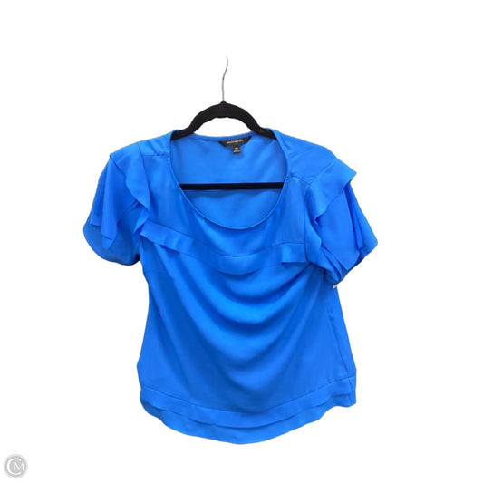 Top Short Sleeve By Banana Republic In Blue, Size: Xs