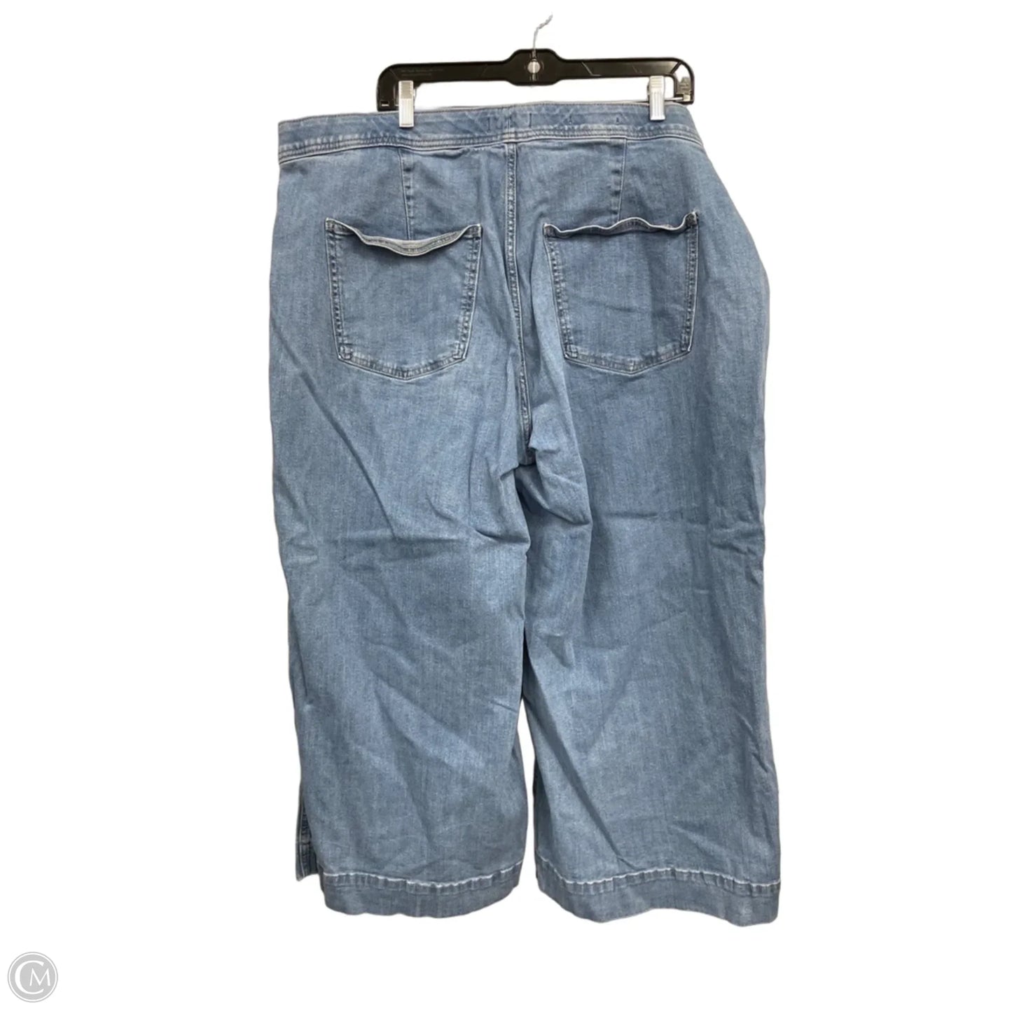Jeans Wide Leg By Ava & Viv In Blue, Size: 20