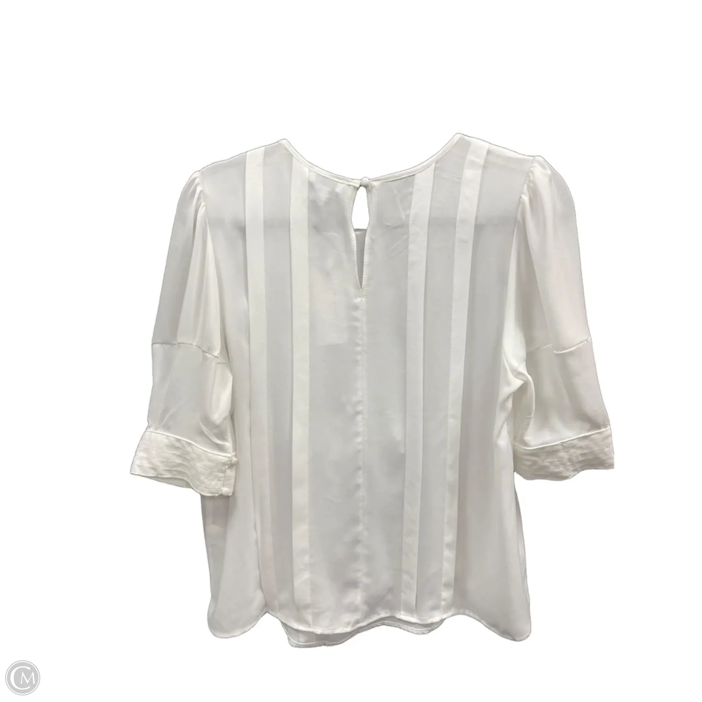 Top Short Sleeve By Current Air In White, Size: M