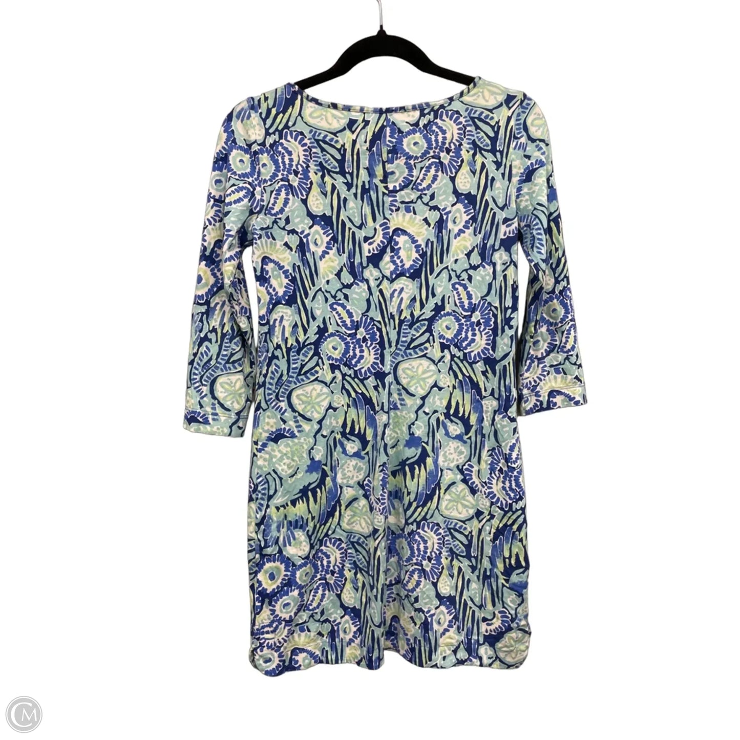 Dress Designer By Lilly Pulitzer In Blue & Green, Size: Xs