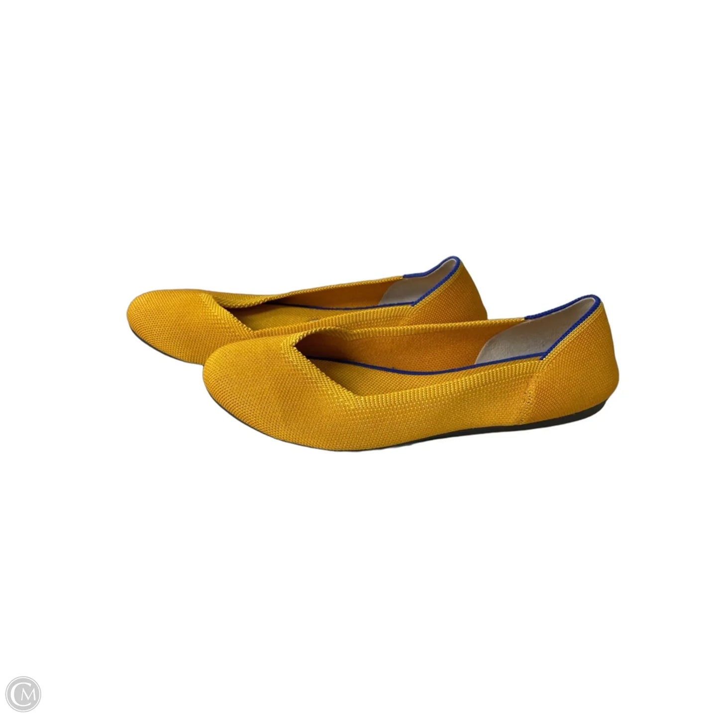 Shoes Flats By Rothys In Gold, Size: 9.5