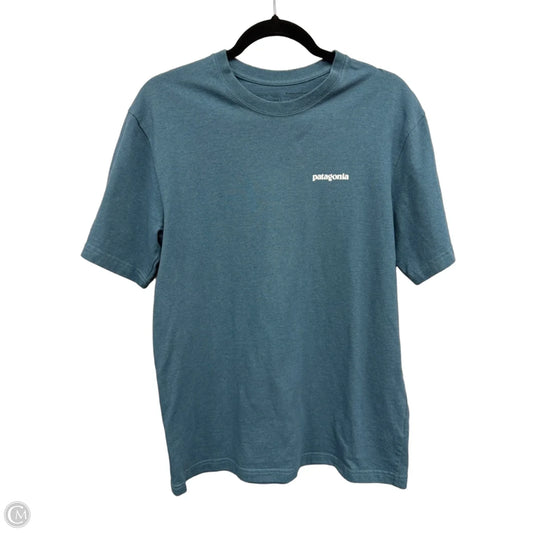 Top Short Sleeve Basic By Patagonia In Teal, Size: S