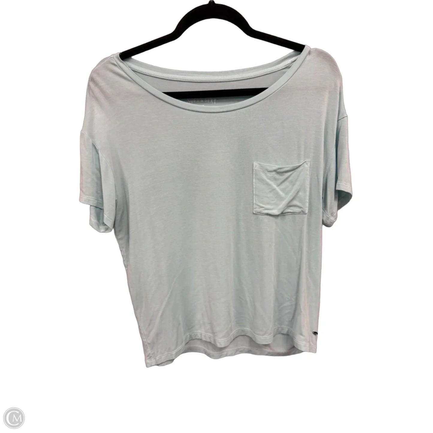 Top Short Sleeve Basic By American Eagle In Blue, Size: S