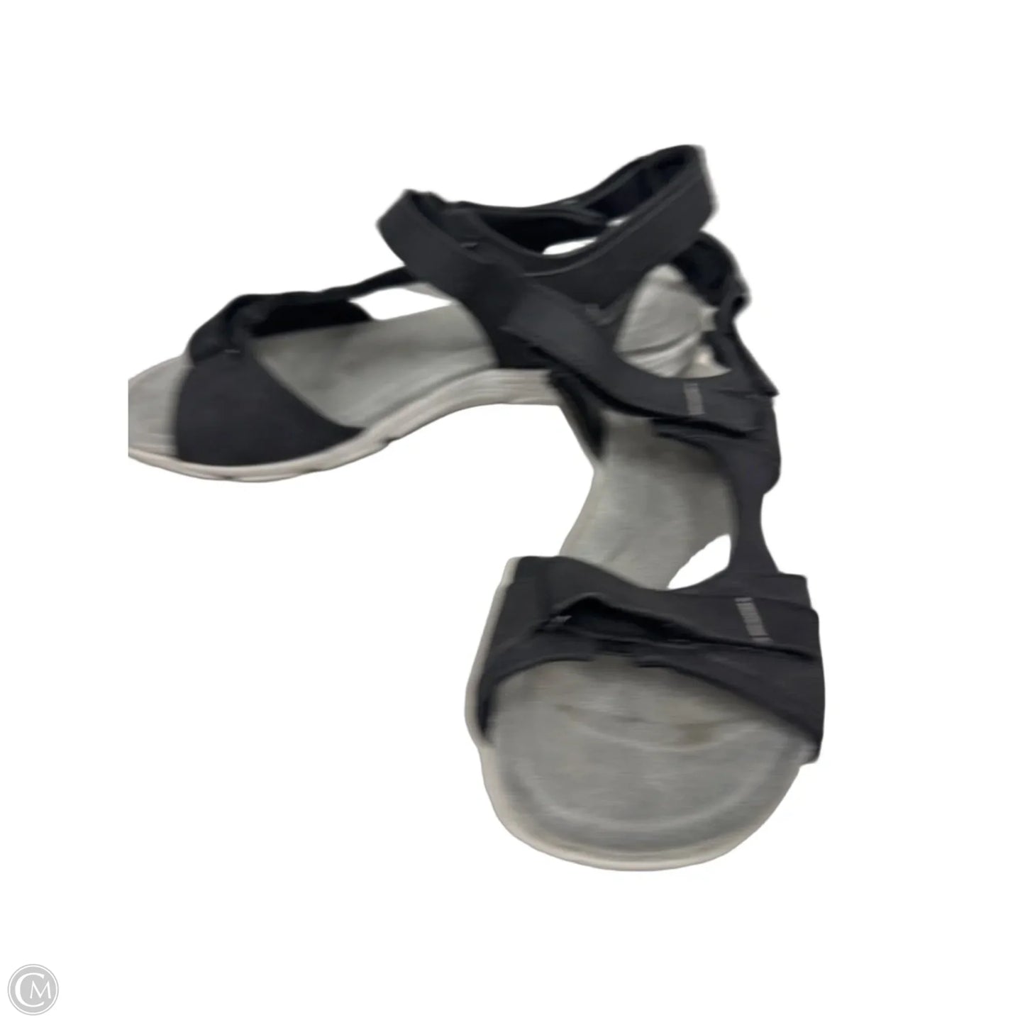 Sandals Flats By Easy Spirit In Black, Size: 8