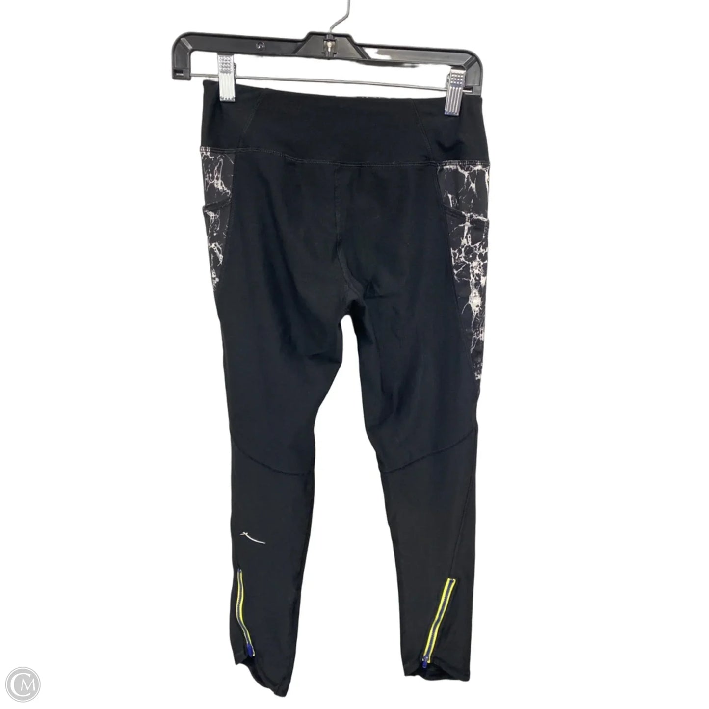 Athletic Leggings By Clothes Mentor In Black & White, Size: S