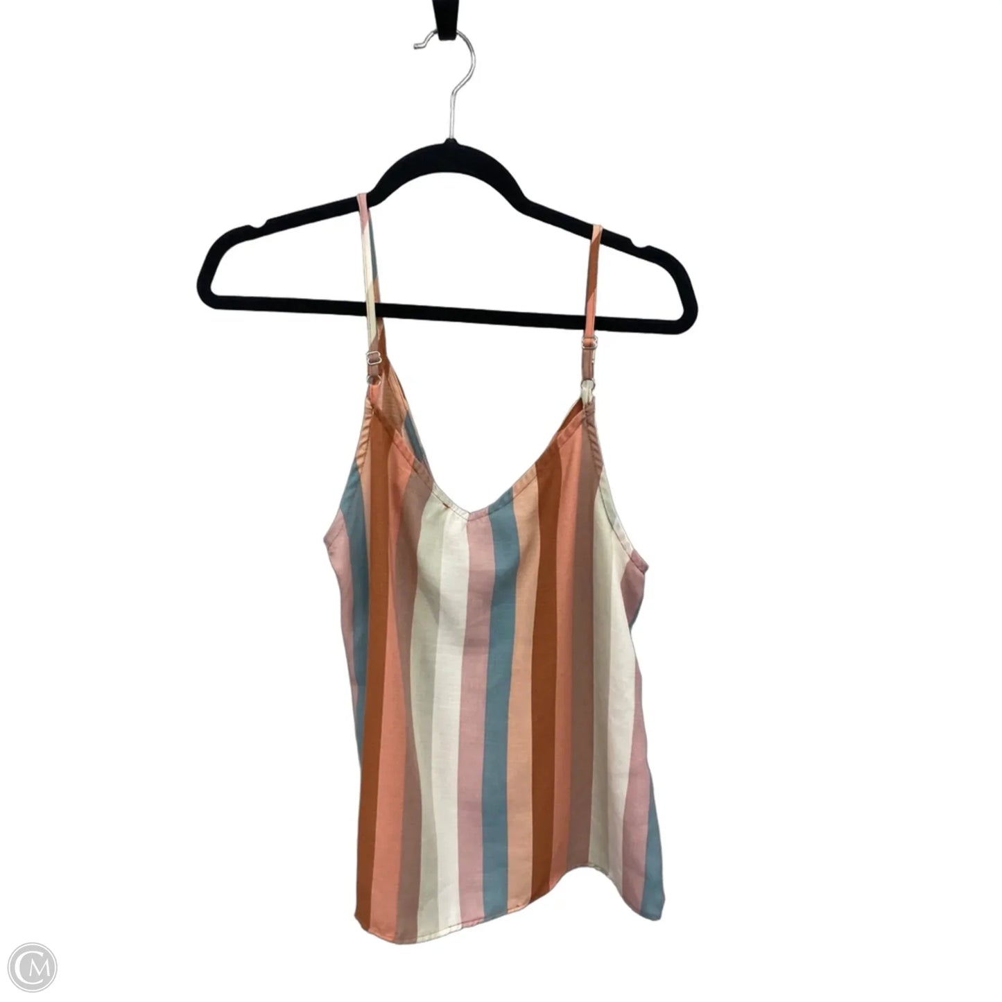 Top Sleeveless By Clothes Mentor In Striped Pattern, Size: L