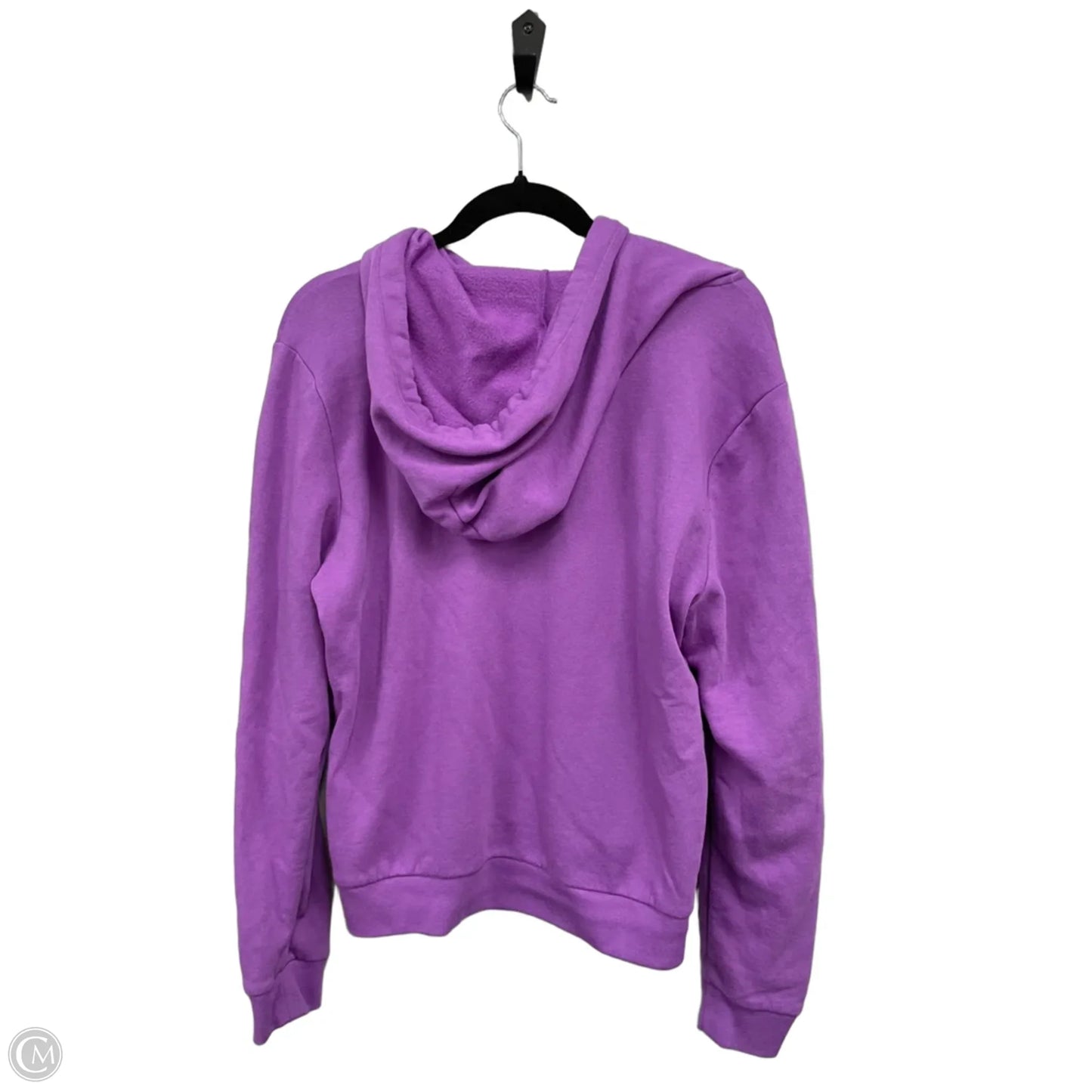 Sweatshirt Hoodie By Pink In Purple, Size: L