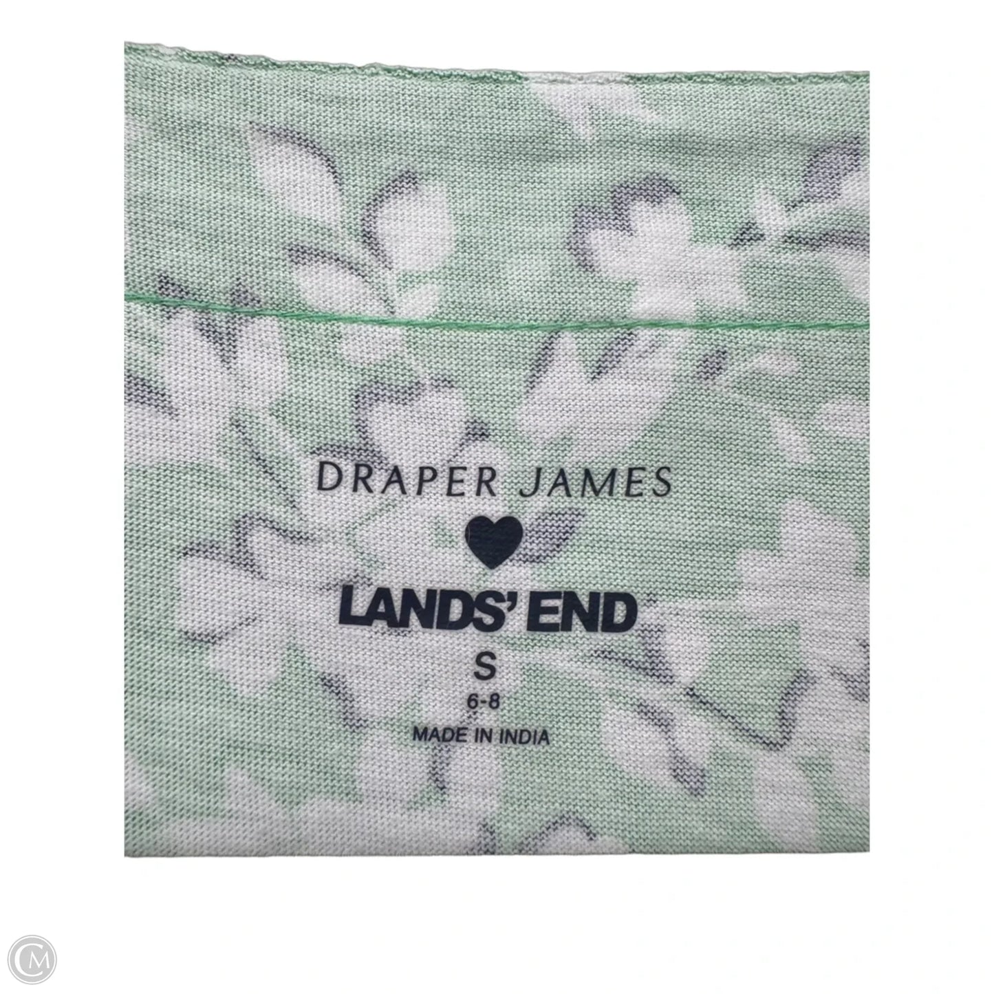 Dress Casual Short By Lands End In Floral Print, Size: L