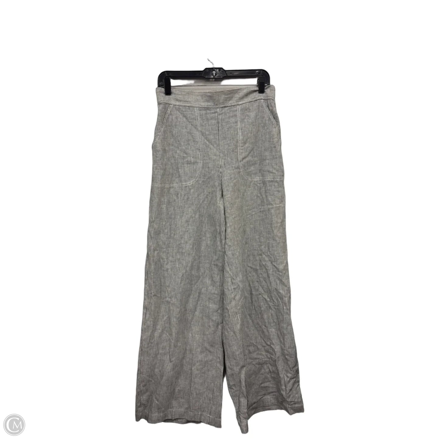 Pants Wide Leg By Max Studio In Striped Pattern, Size: L