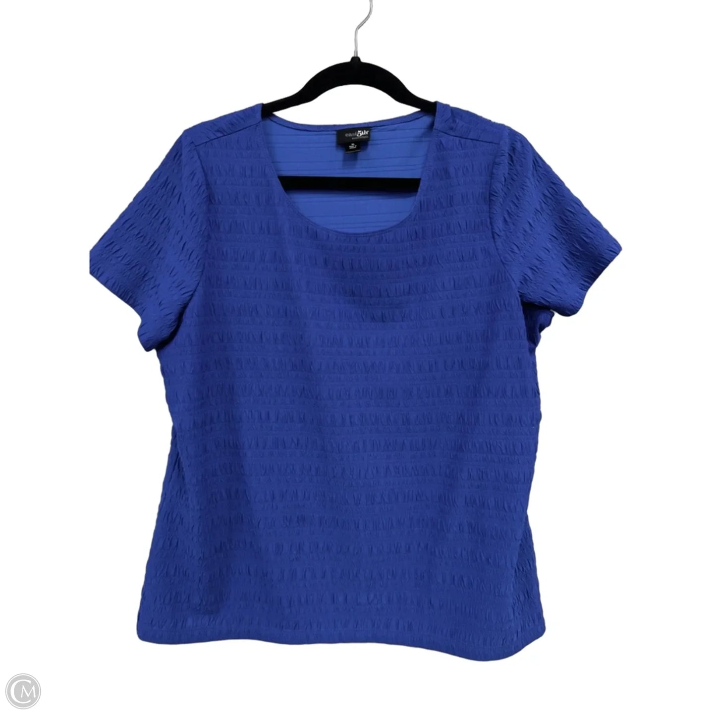 Top Short Sleeve By East 5th In Blue, Size: Xl