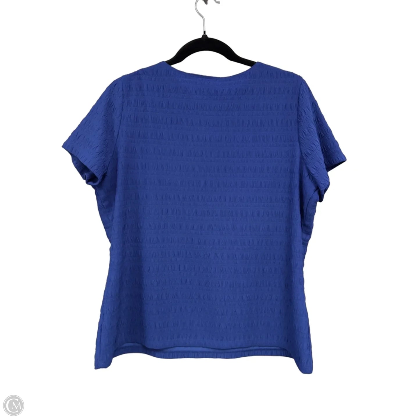 Top Short Sleeve By East 5th In Blue, Size: Xl