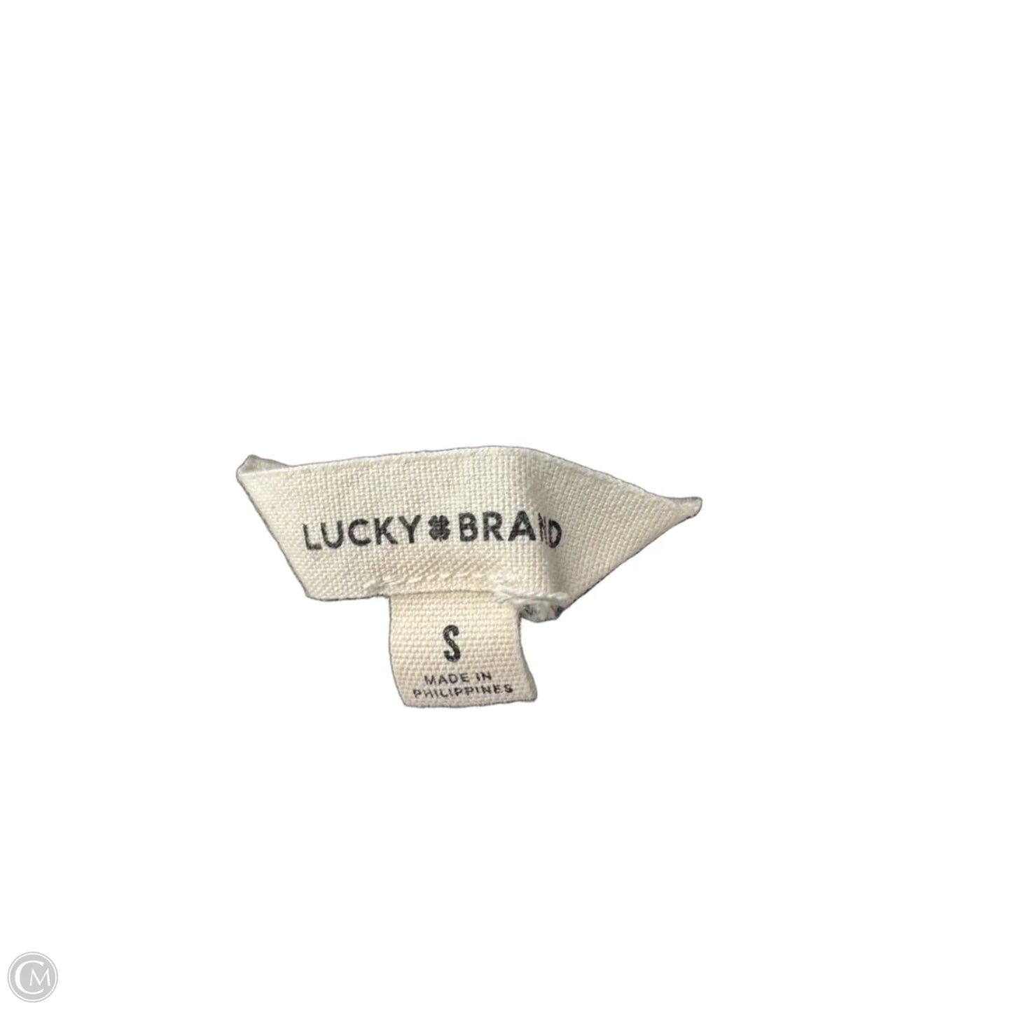 Top Short Sleeve By Lucky Brand In Floral Print, Size: S