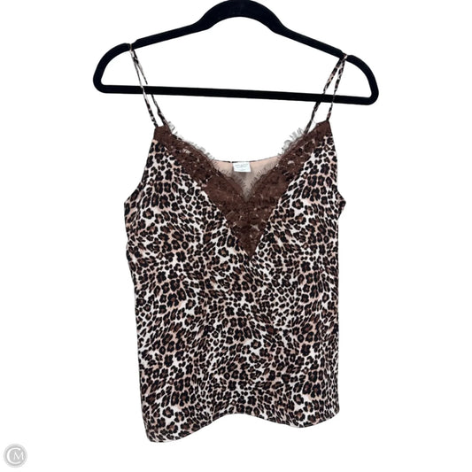 Top Cami By Melrose And Market In Animal Print, Size: S