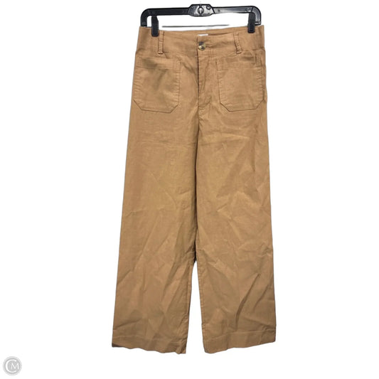 Pants Wide Leg By Maeve In Tan, Size: 6