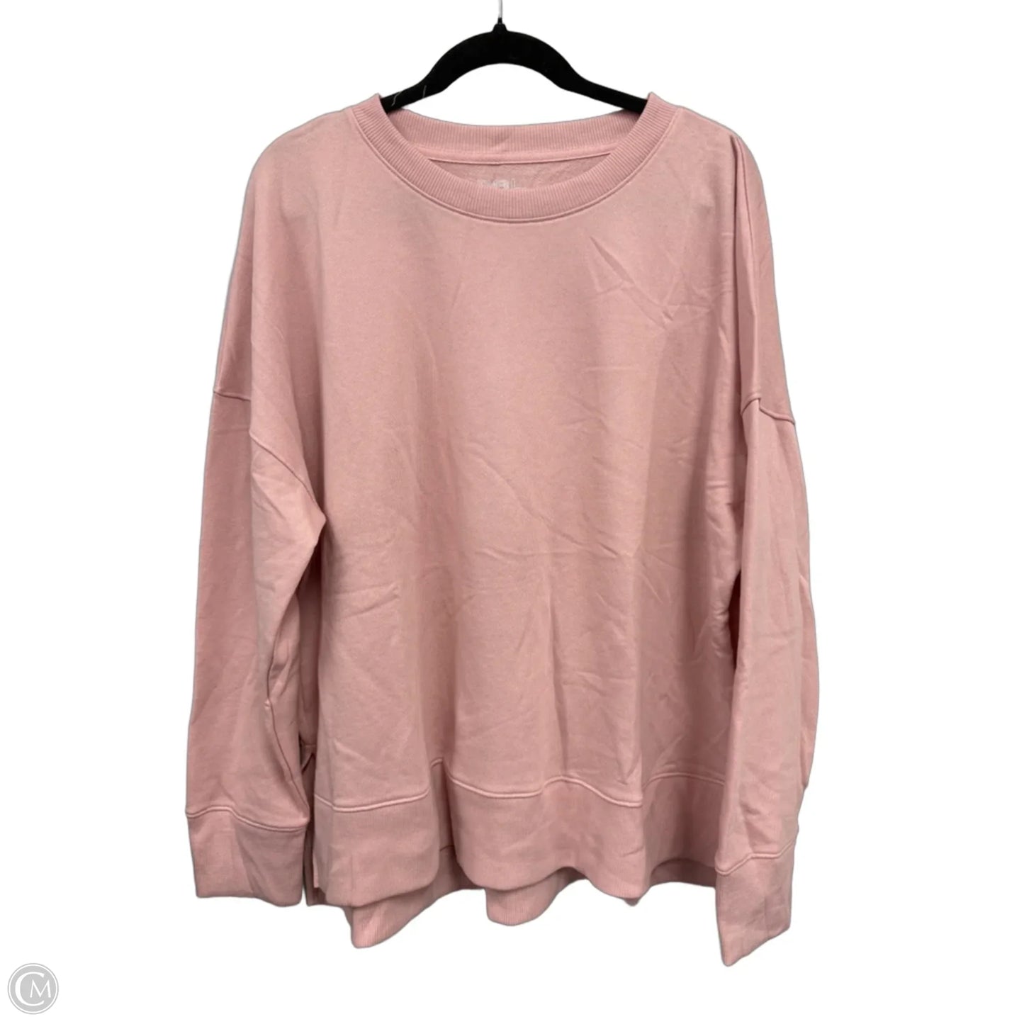 Sweatshirt Crewneck By Time And Tru In Pink, Size: Xxl