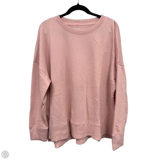 Sweatshirt Crewneck By Time And Tru In Pink, Size: Xxl