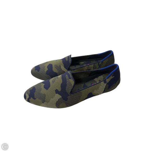 Shoes Flats By Rothys In Camouflage Print, Size: 7.5