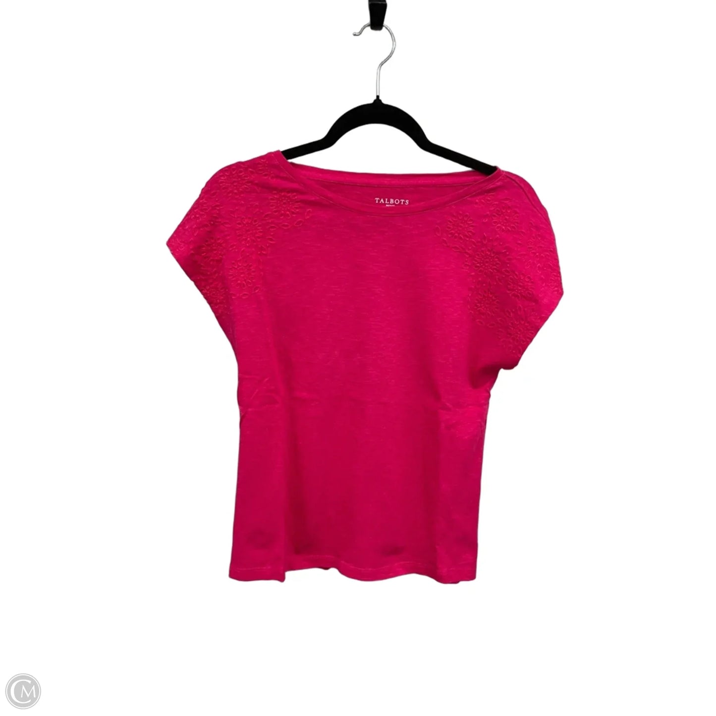Top Short Sleeve By Talbots In Pink, Size: Sp