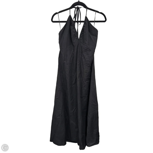 Dress Casual Midi By H&m In Black, Size: M