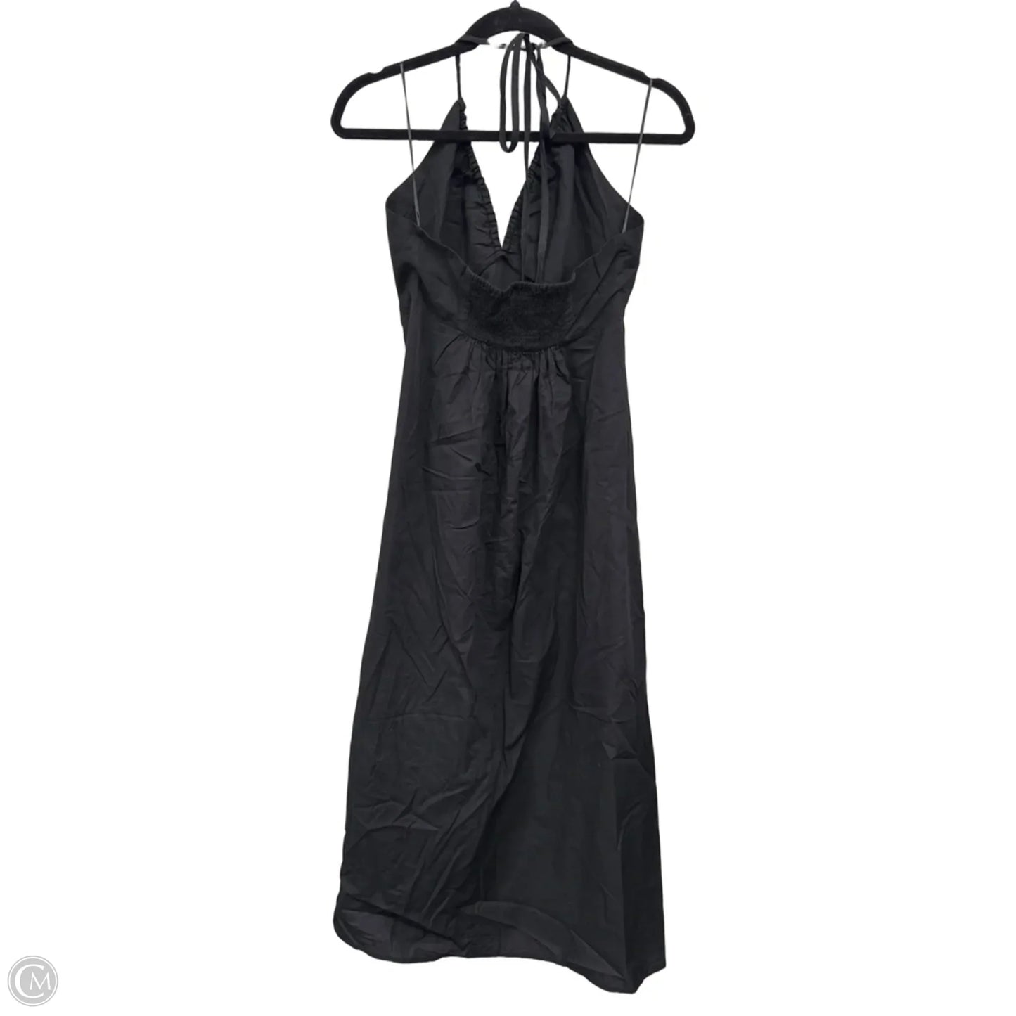 Dress Casual Midi By H&m In Black, Size: M