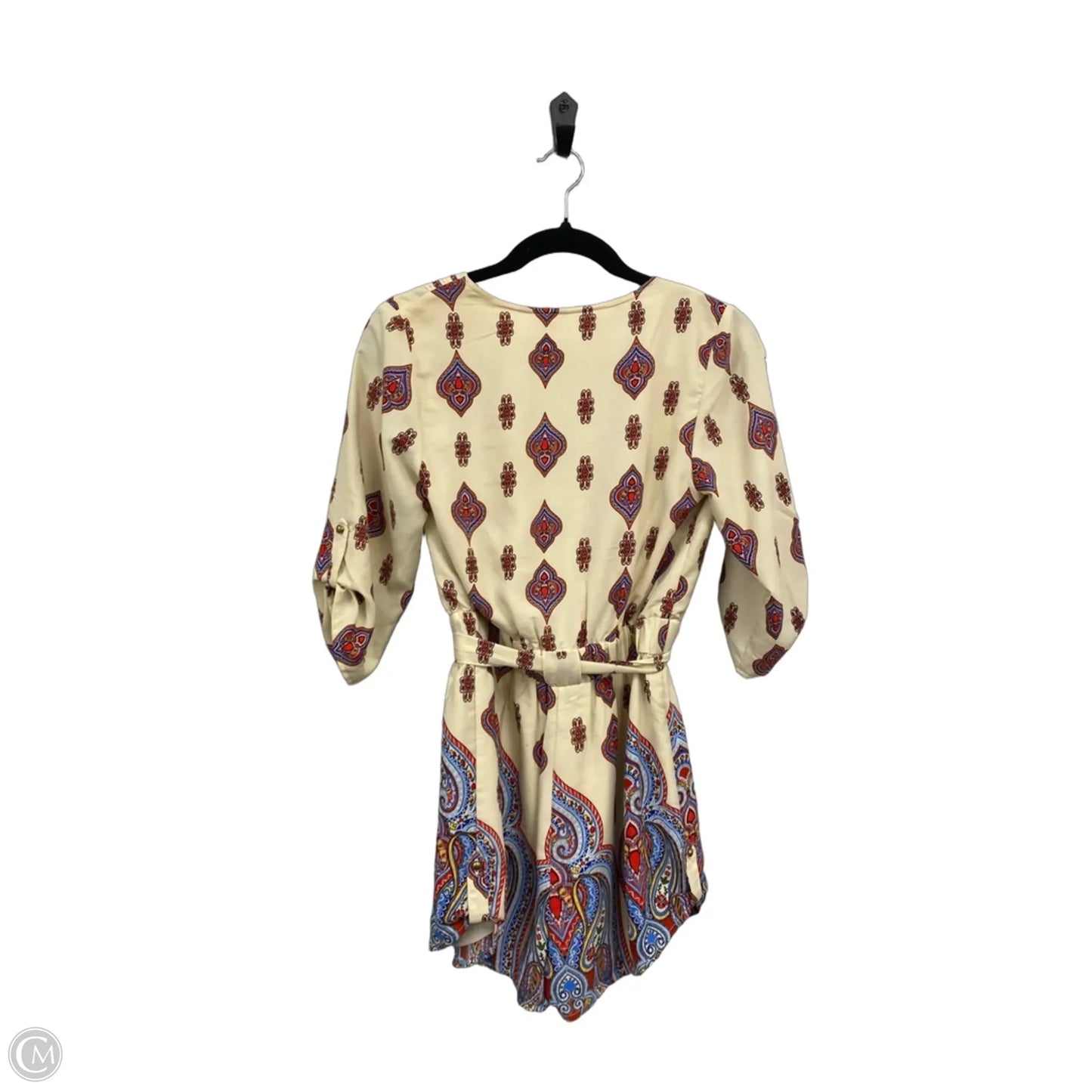 Romper By Gianni Bini In Cream & Orange, Size: Xs