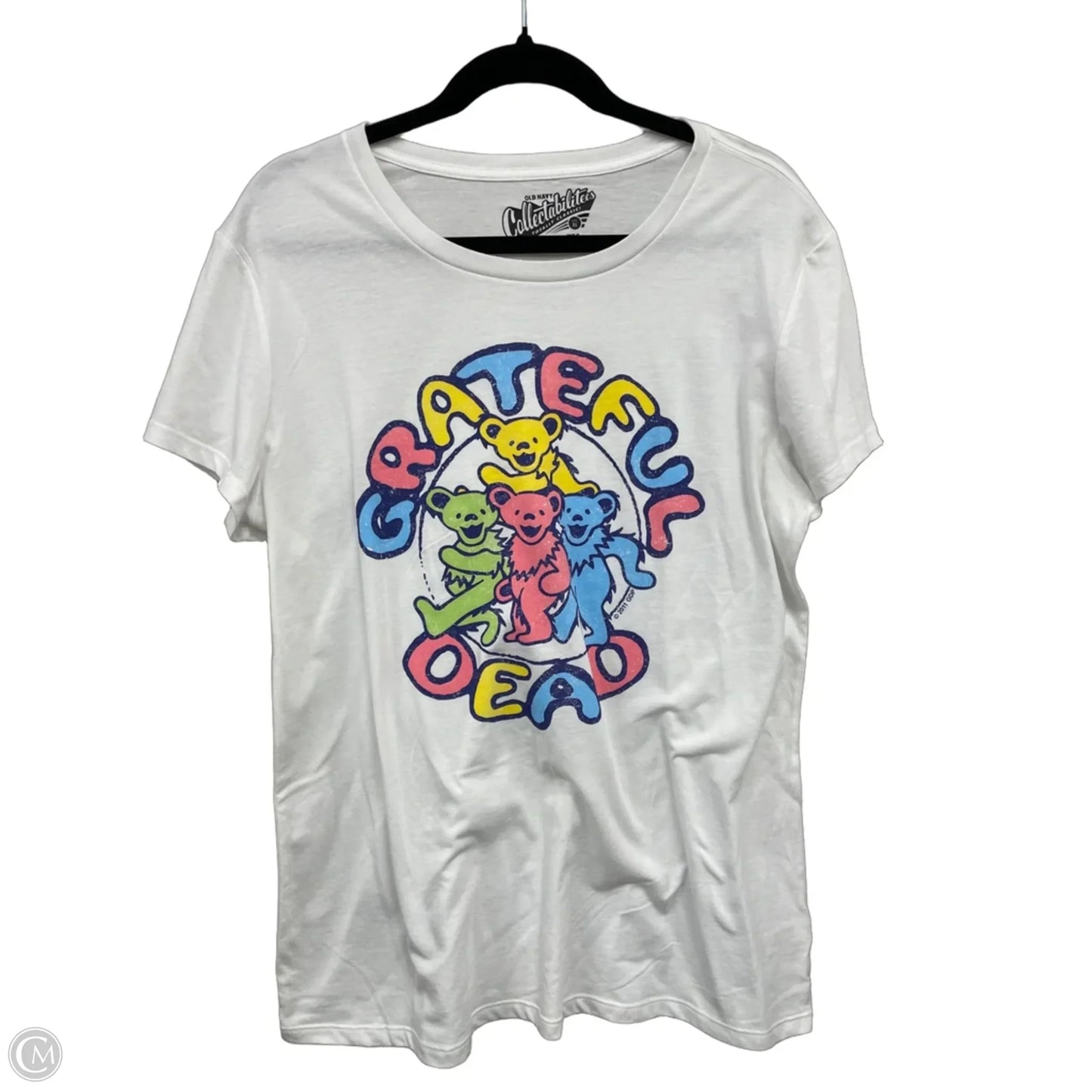 Top Short Sleeve Basic By Old Navy In White, Size: Xl