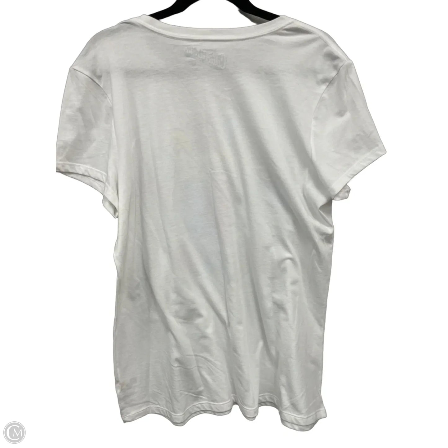 Top Short Sleeve Basic By Old Navy In White, Size: Xl