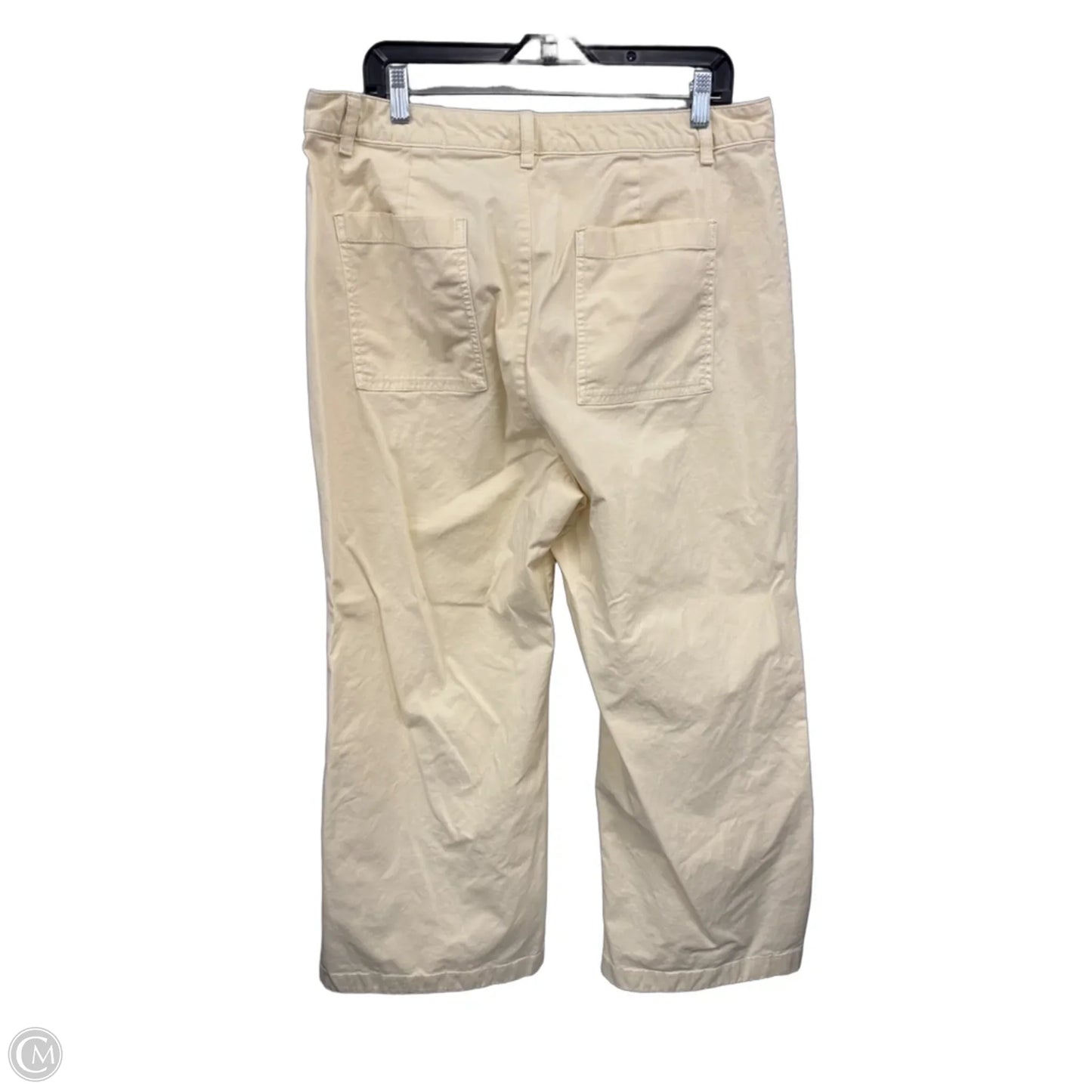 Pants Wide Leg By Gap In Yellow, Size: 18