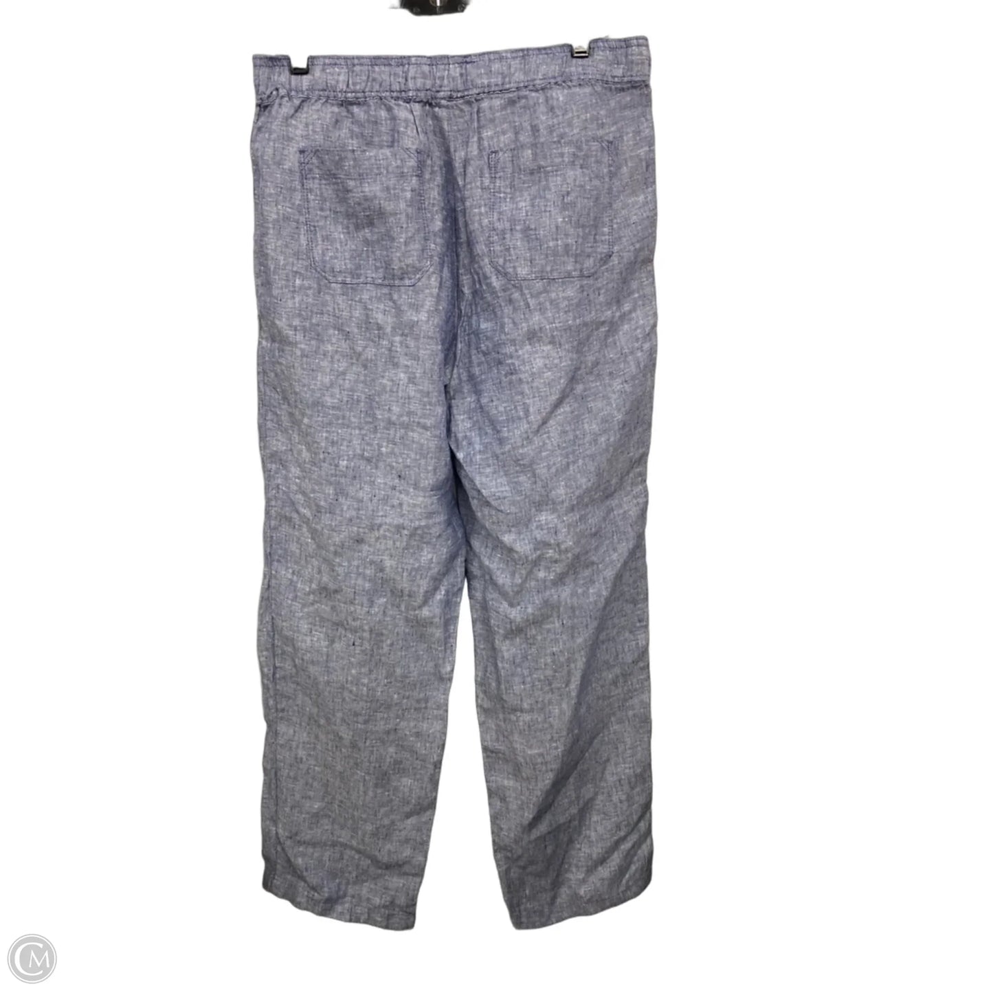 Pants Linen By Kenar In Blue, Size: L