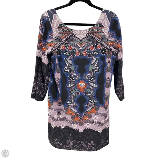 Dress Casual Short By Tibi In Black & Purple, Size: 10