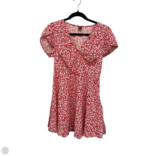 Dress Casual Short By Shein In Red & White, Size: M