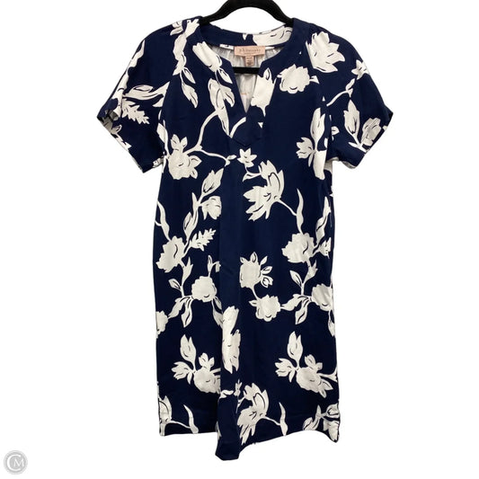 Dress Casual Short By Philosophy In Blue & White, Size: Sp