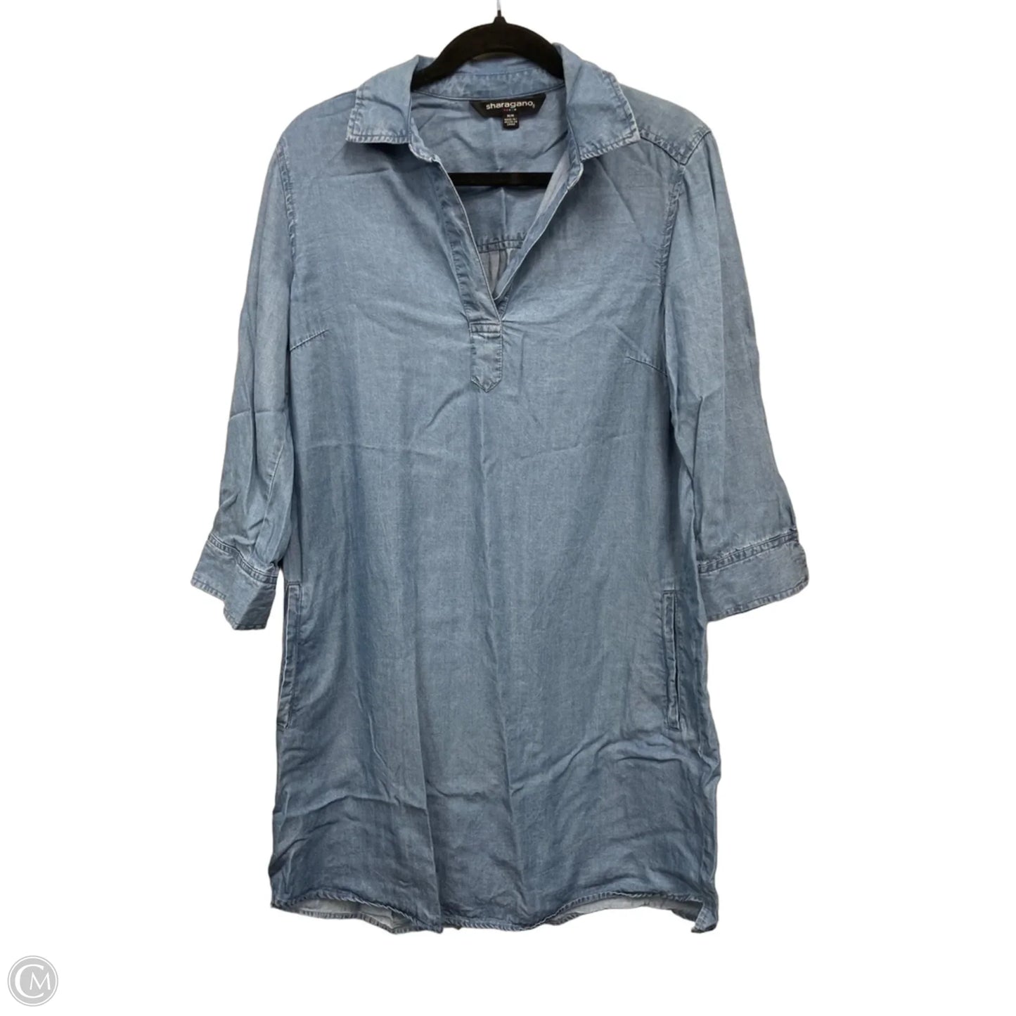 Dress Casual Short By Sharagano In Blue, Size: M