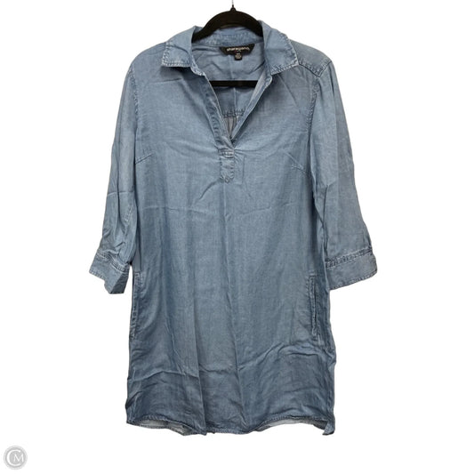 Dress Casual Short By Sharagano In Blue, Size: M